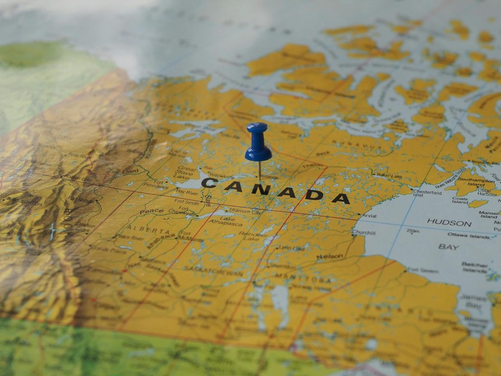map of canada Map of Canada