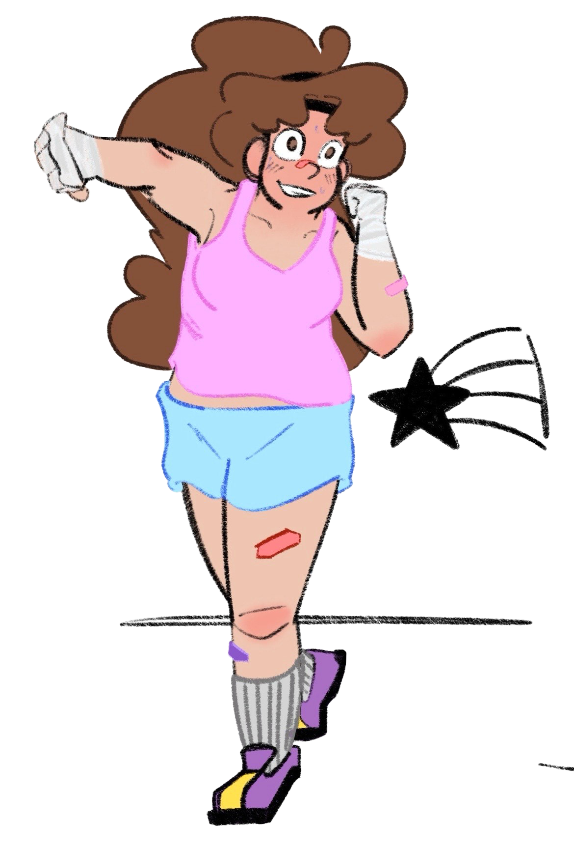 Adult Woman Boxing