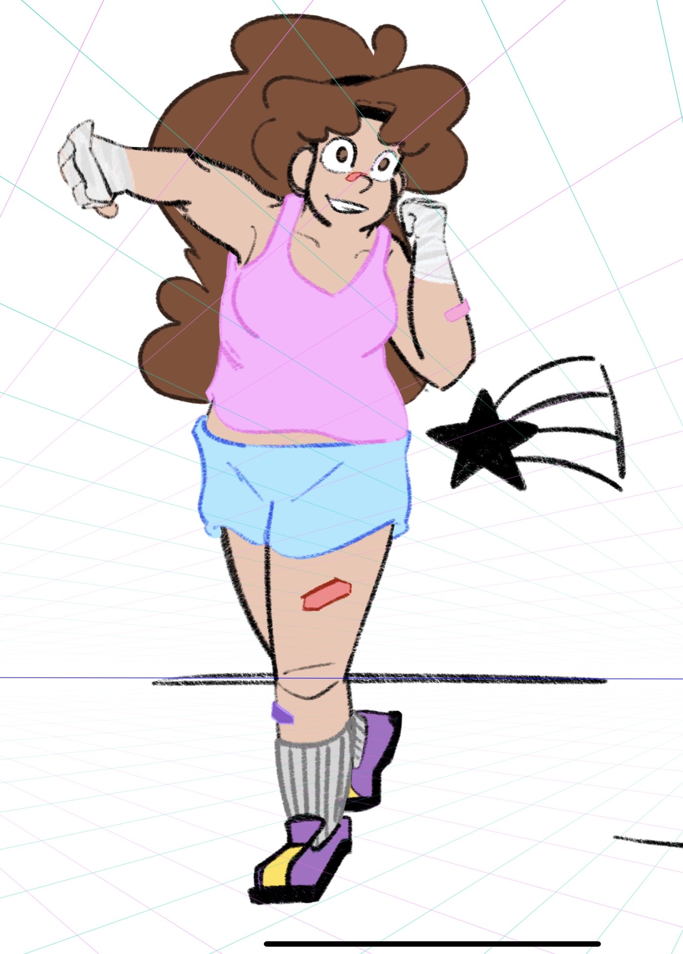 fourth step of drawing process